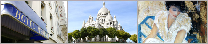 Hotel Merryl OFFICIAL SITE  2 star Hotel near Montmartre  Sacre Cur  in Paris France